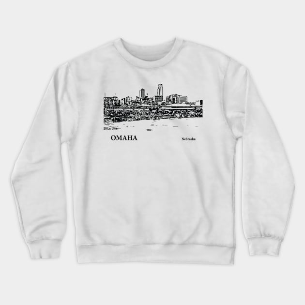 Omaha - Nebraska Crewneck Sweatshirt by Lakeric